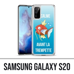 Coque Samsung Galaxy S20 - Pokémon Le Calme Avant La Trempette Magicarpe