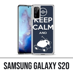 Funda Samsung Galaxy S20 - Pokémon Ronflex Keep Calm