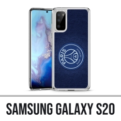 Coque Samsung Galaxy S20 - Psg Minimalist Fond Bleu
