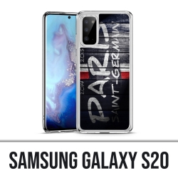 Coque Samsung Galaxy S20 - Psg Tag Mur