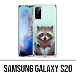 Samsung Galaxy S20 Hülle - Waschbär Kostüm