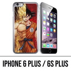 Custodia per iPhone 6 Plus / 6S Plus - Dragon Ball Goku Super Saiyan