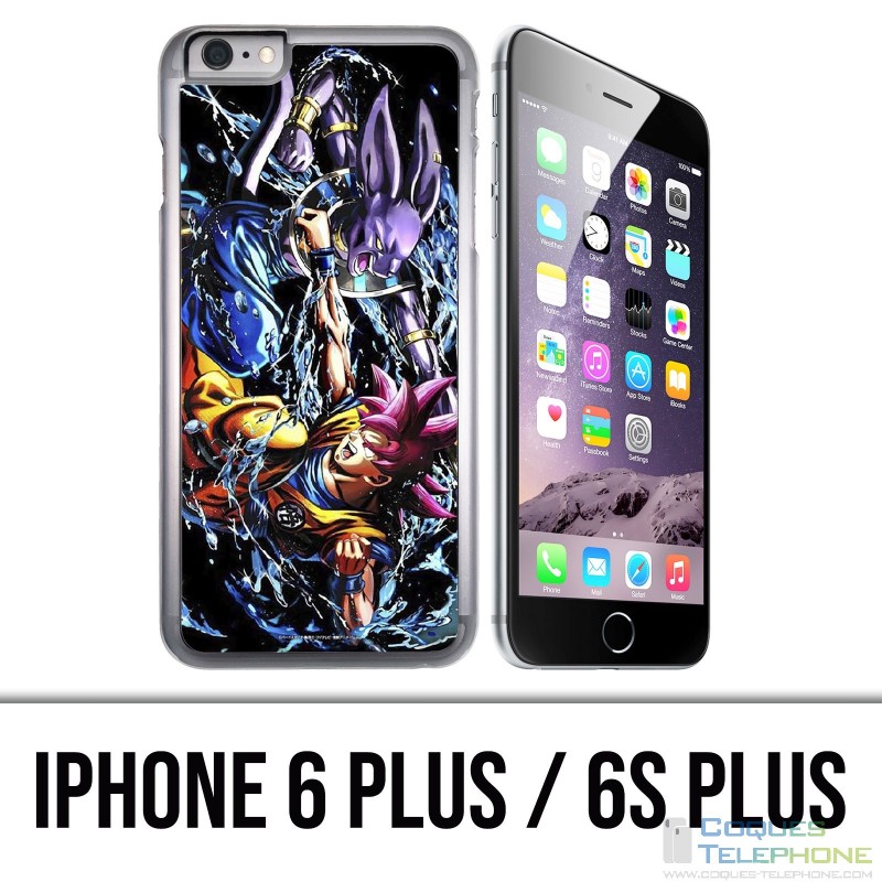 Coque iPhone 6 PLUS / 6S PLUS - Dragon Ball Goku Vs Beerus