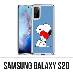 Funda Samsung Galaxy S20 - Snoopy Heart