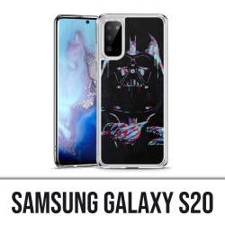 Coque Samsung Galaxy S20 - Star Wars Dark Vador Néon