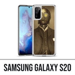 Samsung Galaxy S20 Hülle - Star Wars Vintage C3Po