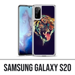 Coque Samsung Galaxy S20 - Tigre Peinture