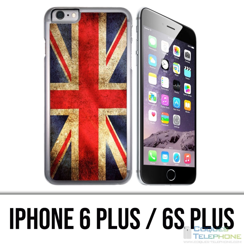 Funda para iPhone 6 Plus / 6S Plus - Bandera británica vintage