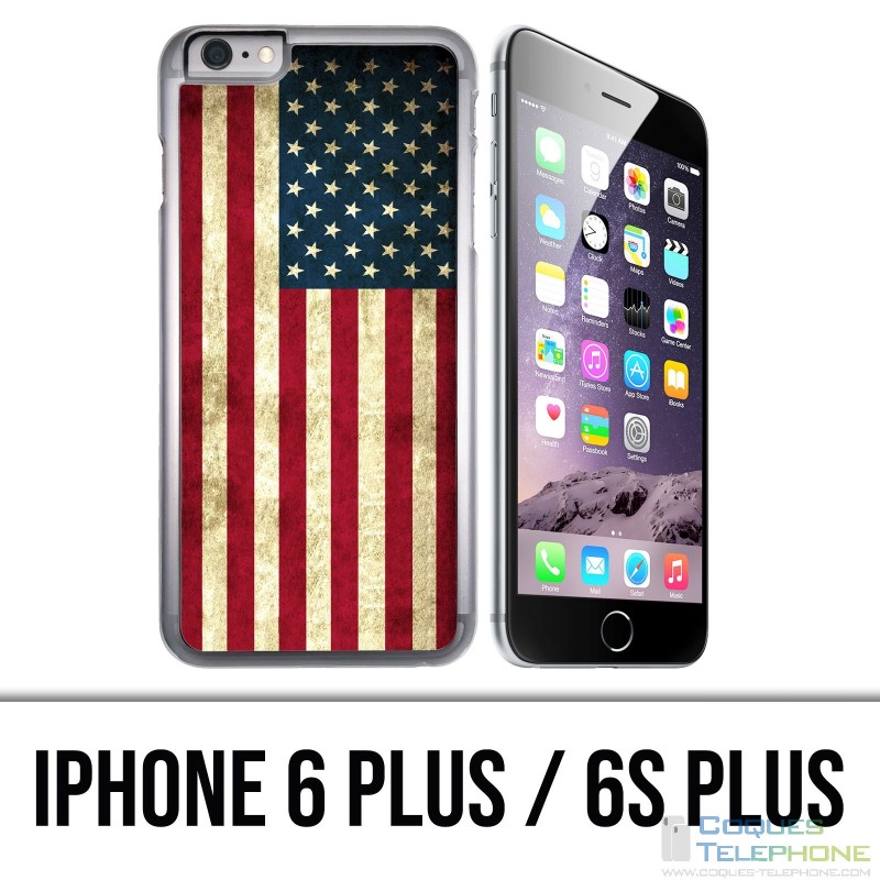 Coque iPhone 6 Plus / 6S Plus - Drapeau Usa