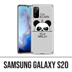 Coque Samsung Galaxy S20 - Unicorn Ninja Panda Licorne