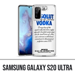 Coque Samsung Galaxy S20 Ultra - Absolut Vodka