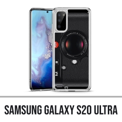 Custodia Samsung Galaxy S20 Ultra - Fotocamera vintage nera