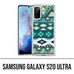 Samsung Galaxy S20 Ultra Case - Green Azteque