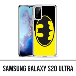 Funda Samsung Galaxy S20 Ultra - Logotipo de Batman Classic Amarillo Negro