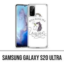 Samsung Galaxy S20 Ultra Case - Hündin bitte Einhorn Einhorn