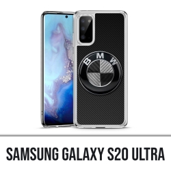 Coque Samsung Galaxy S20 Ultra - Bmw Logo Carbone