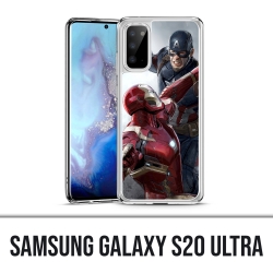 Samsung Galaxy S20 Ultra Case - Captain America Vs Iron Man Avengers