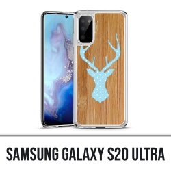 Coque Samsung Galaxy S20 Ultra - Cerf Bois Oiseau