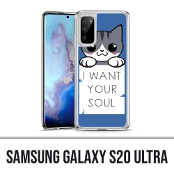 Coque Samsung Galaxy S20 Ultra - Chat I Want Your Soul