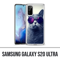 Samsung Galaxy S20 Ultra Hülle - Cat Galaxy Brille