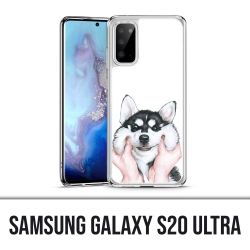 Funda Ultra para Samsung Galaxy S20 - Mejillas Husky Dog