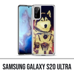 Coque Samsung Galaxy S20 Ultra - Chien Jusky Astronaute
