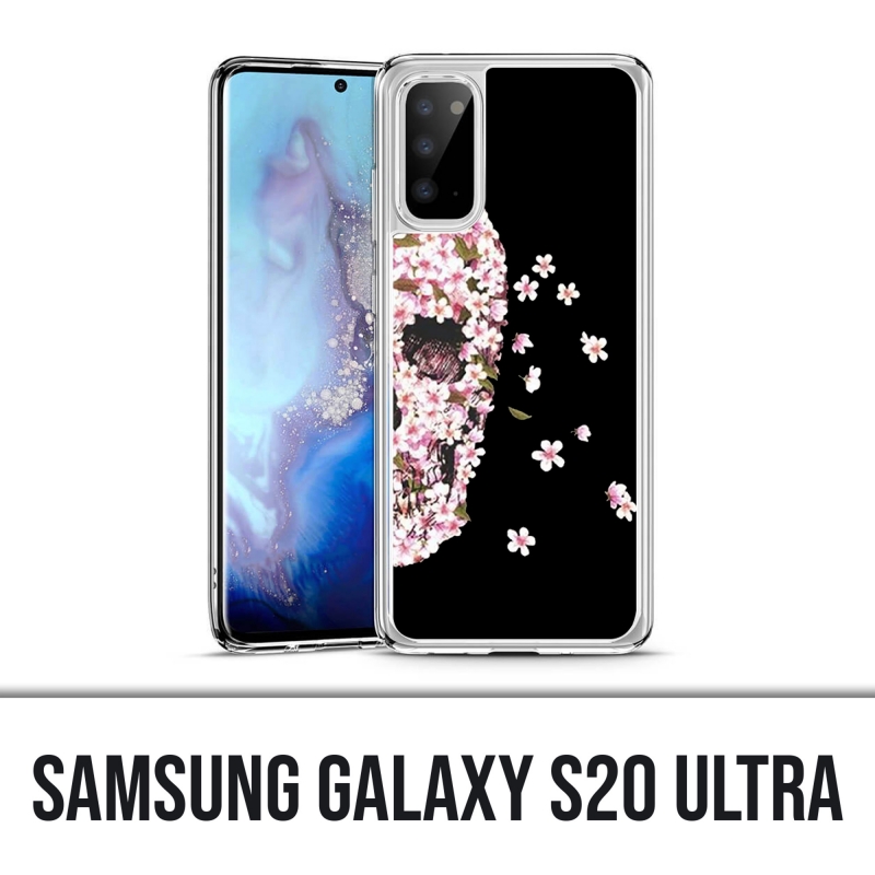 Samsung Galaxy S20 Ultra Hülle - Blumenschädel