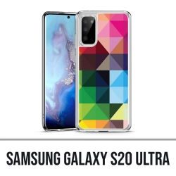 Samsung Galaxy S20 Ultra Hülle - Mehrfarbige Würfel