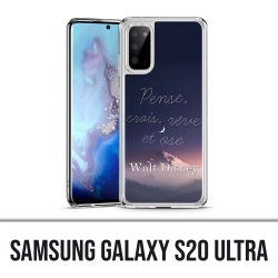 Coque Samsung Galaxy S20 Ultra - Disney Citation Pense Crois Reve