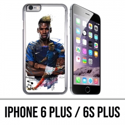 Coque iPhone 6 PLUS / 6S PLUS - Football France Pogba Dessin