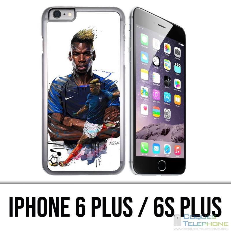 IPhone 6 Plus / 6S Plus Case - Soccer France Pogba Drawing