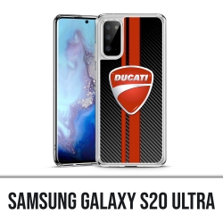 Samsung Galaxy S20 Ultra case - Ducati Carbon