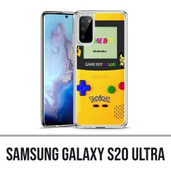 Coque Samsung Galaxy S20 Ultra - Game Boy Color Pikachu Jaune Pokémon