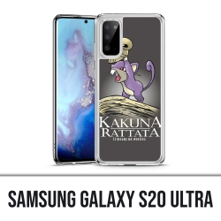 Funda Ultra para Samsung Galaxy S20 - Pokémon Rey León Hakuna Rattata