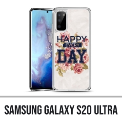 Custodia Samsung Galaxy S20 Ultra - Happy Every Days Roses