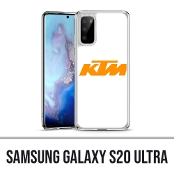 Custodia Samsung Galaxy S20 Ultra - Logo Ktm sfondo bianco