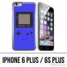 Custodia per iPhone 6 Plus / 6S Plus - Game Boy di colore blu
