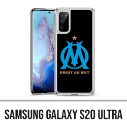 Coque Samsung Galaxy S20 Ultra - Logo Om Marseille Noir