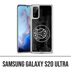 Custodia Samsung Galaxy S20 Ultra - Logo Psg sfondo nero