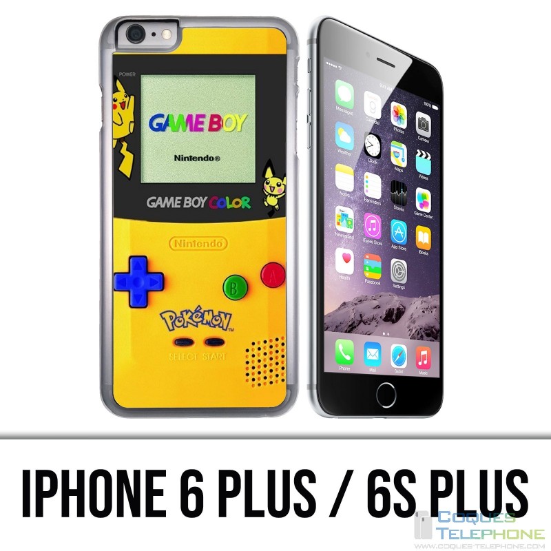 Custodia per iPhone 6 Plus / 6S Plus - Game Boy Colore Pikachu Giallo Pokeì lun