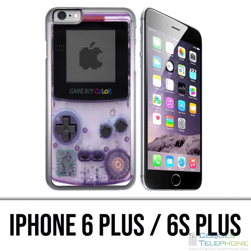 Custodia per iPhone 6 Plus / 6S Plus - Game Boy Color Violet