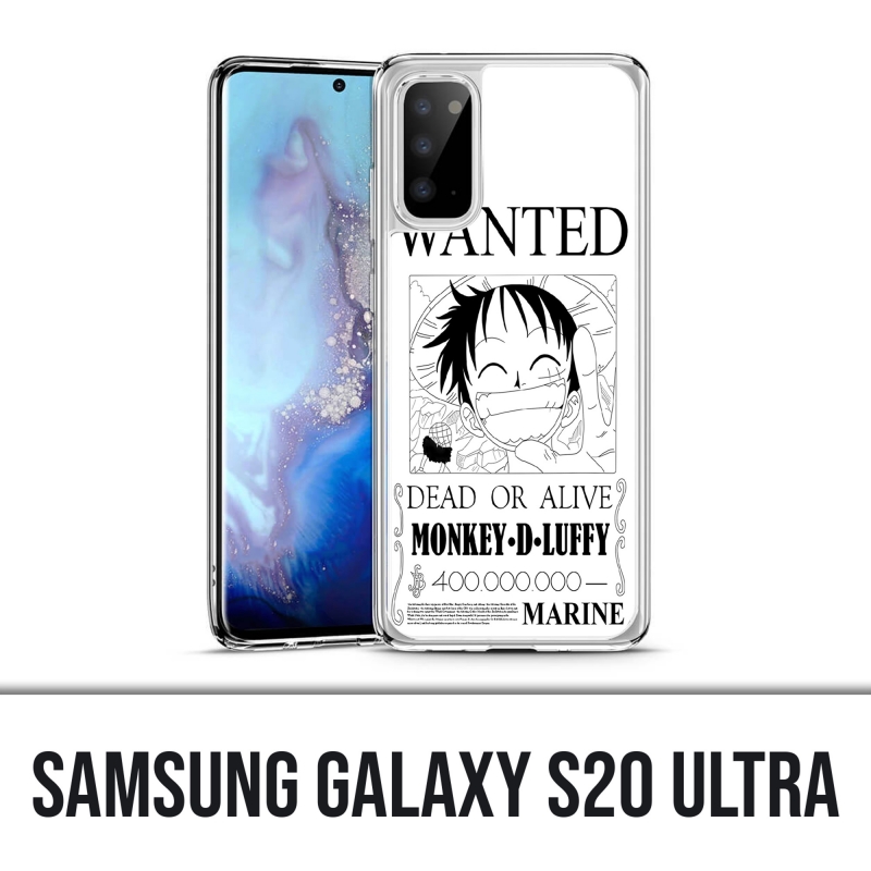 Samsung Galaxy S20 Ultra Case - One Piece Wanted Luffy