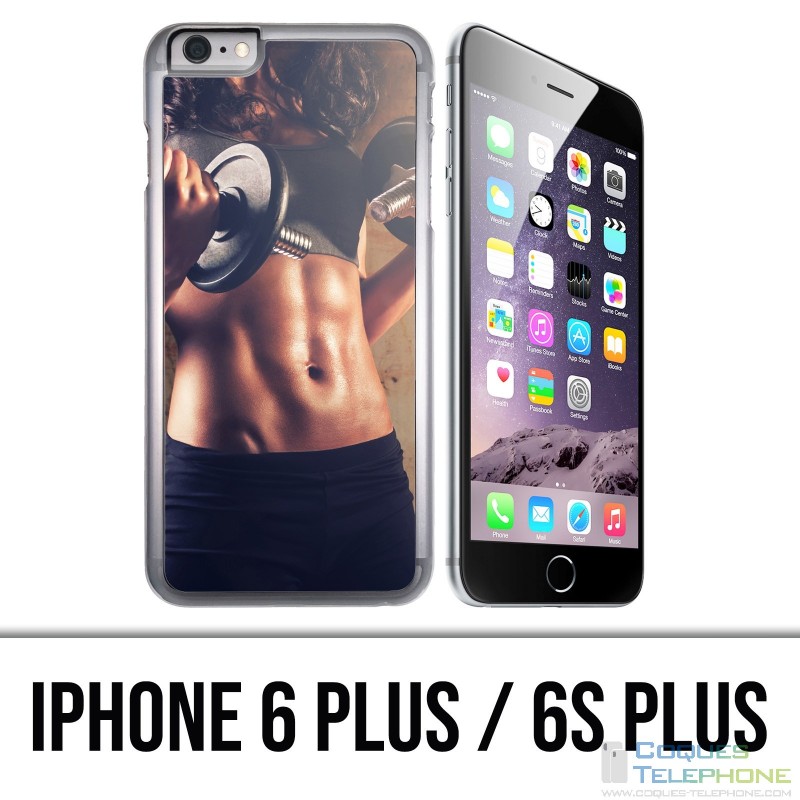 Coque iPhone 6 Plus / 6S Plus - Girl Musculation