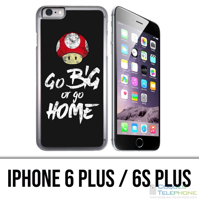 Coque iPhone 6 PLUS / 6S PLUS - Go Big Or Go Home Musculation