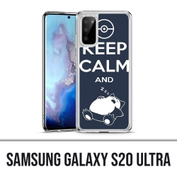 Funda Samsung Galaxy S20 Ultra - Pokémon Ronflex Mantenga la calma