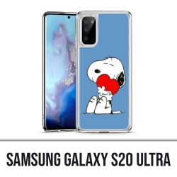 Coque Samsung Galaxy S20 Ultra - Snoopy Coeur