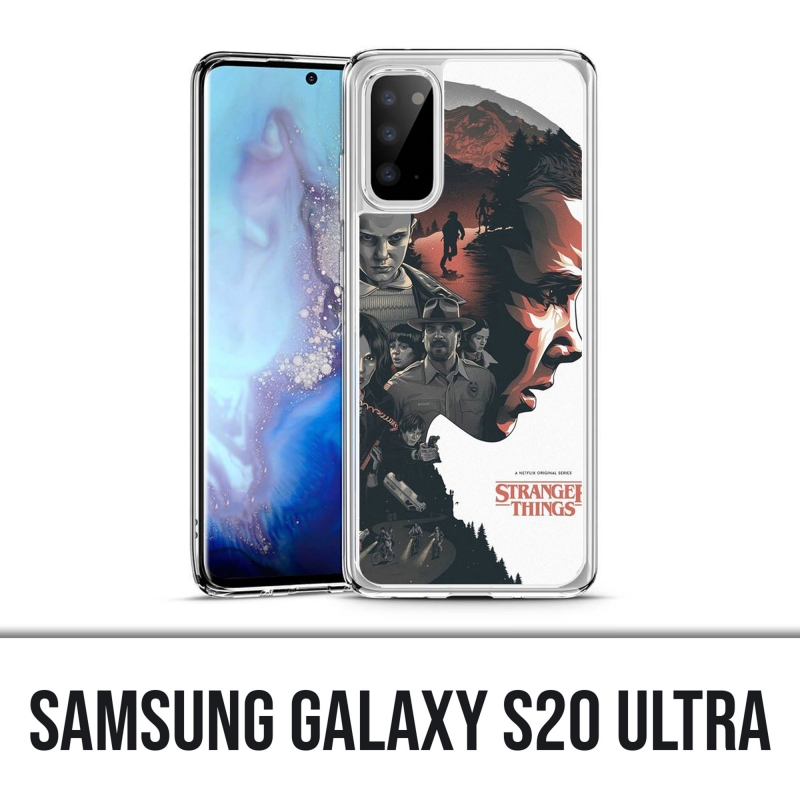 Samsung Galaxy S20 Ultra case - Stranger Things Fanart