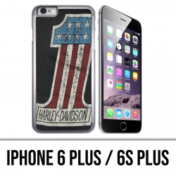 Custodia per iPhone 6 Plus / 6S Plus - Logo Harley Davidson