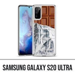 Coque Samsung Galaxy S20 Ultra - Tablette Chocolat Alu
