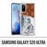 Coque Samsung Galaxy S20 Ultra - Tablette Chocolat Alu